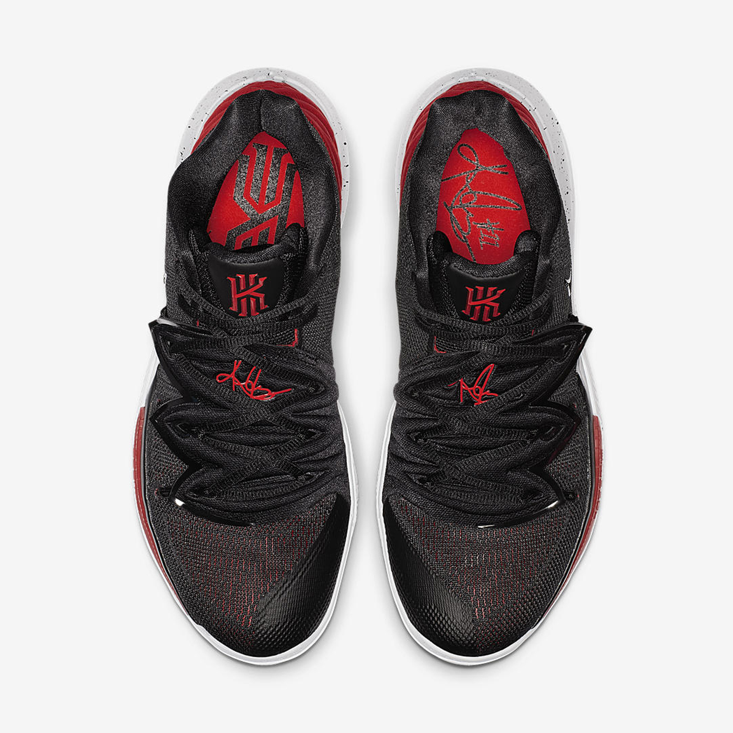 red and black kyrie 5