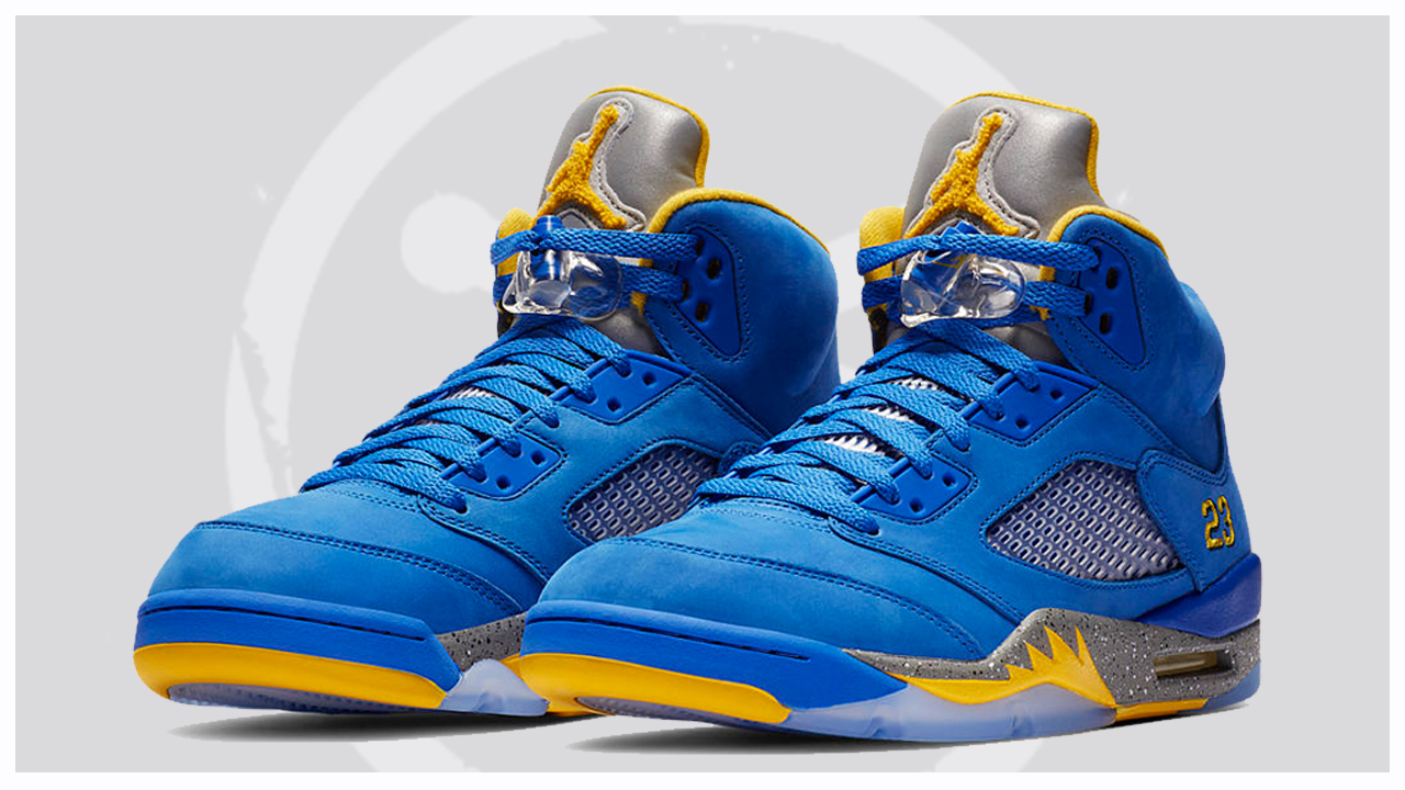 retro 5 blue and yellow 2019