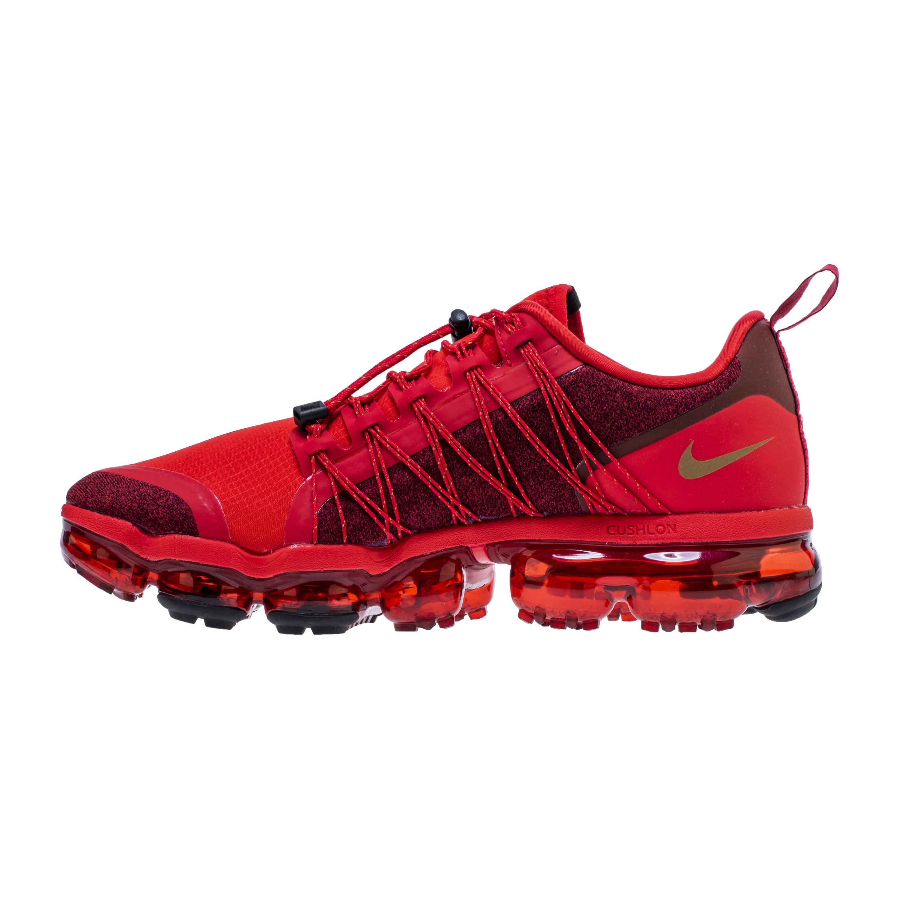 nike air vapormax run utility red laces