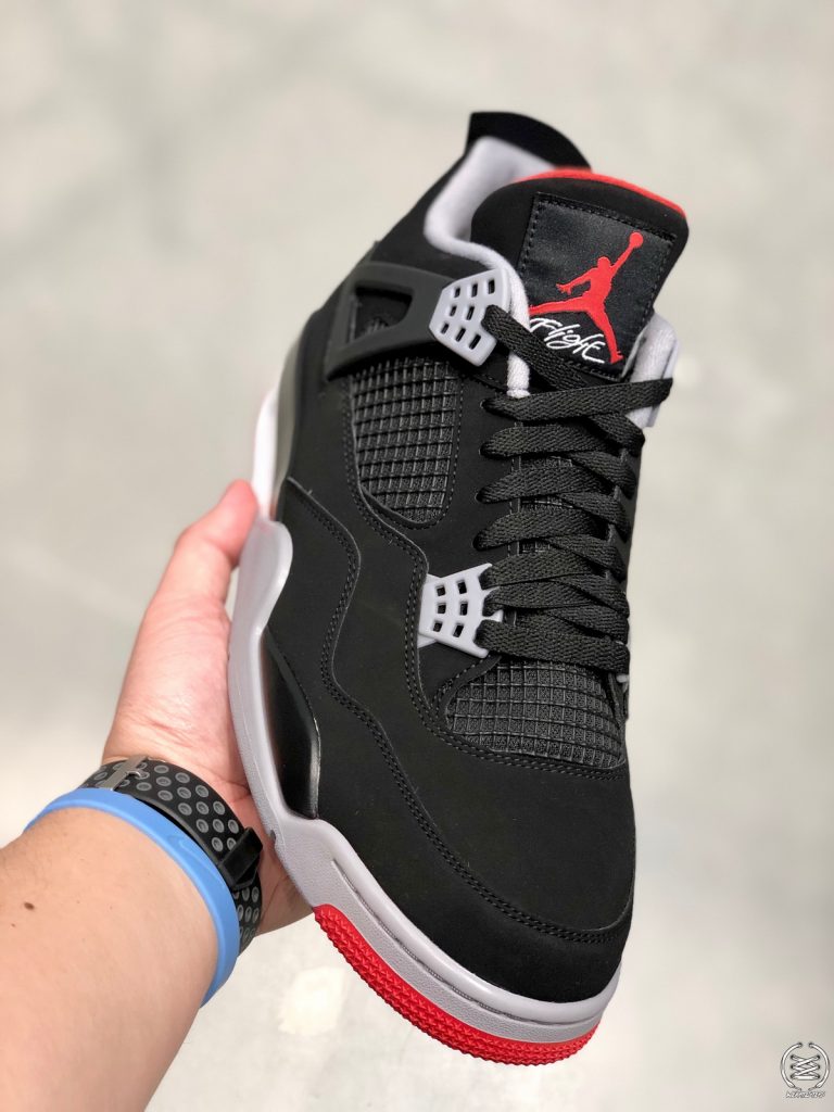Up Close and Personal with the Nike Air Jordan 4 Retro 'Black/Cement ...