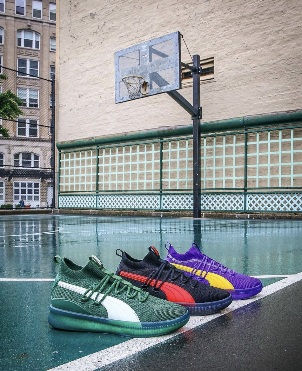 puma clyde court city pack shoes