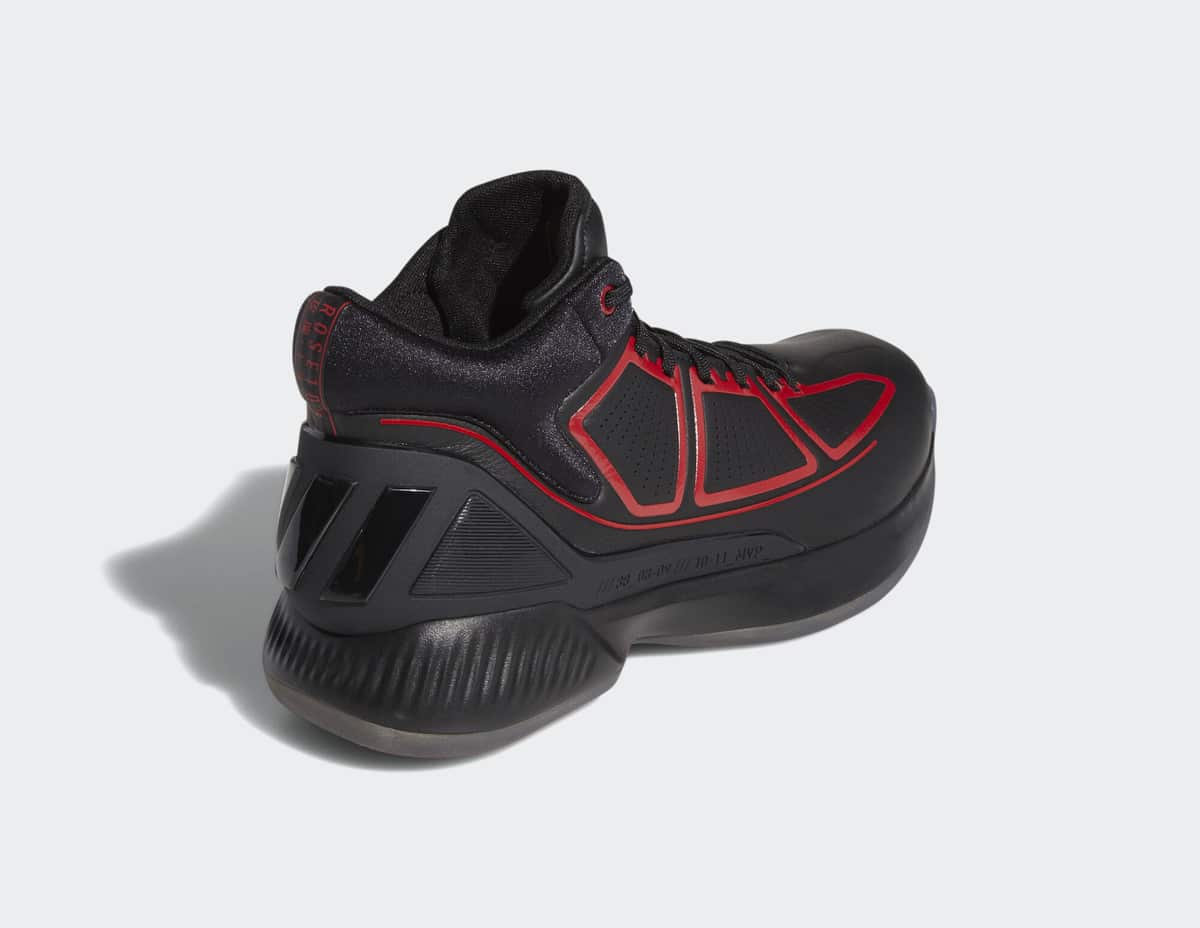 d rose 3 black and red