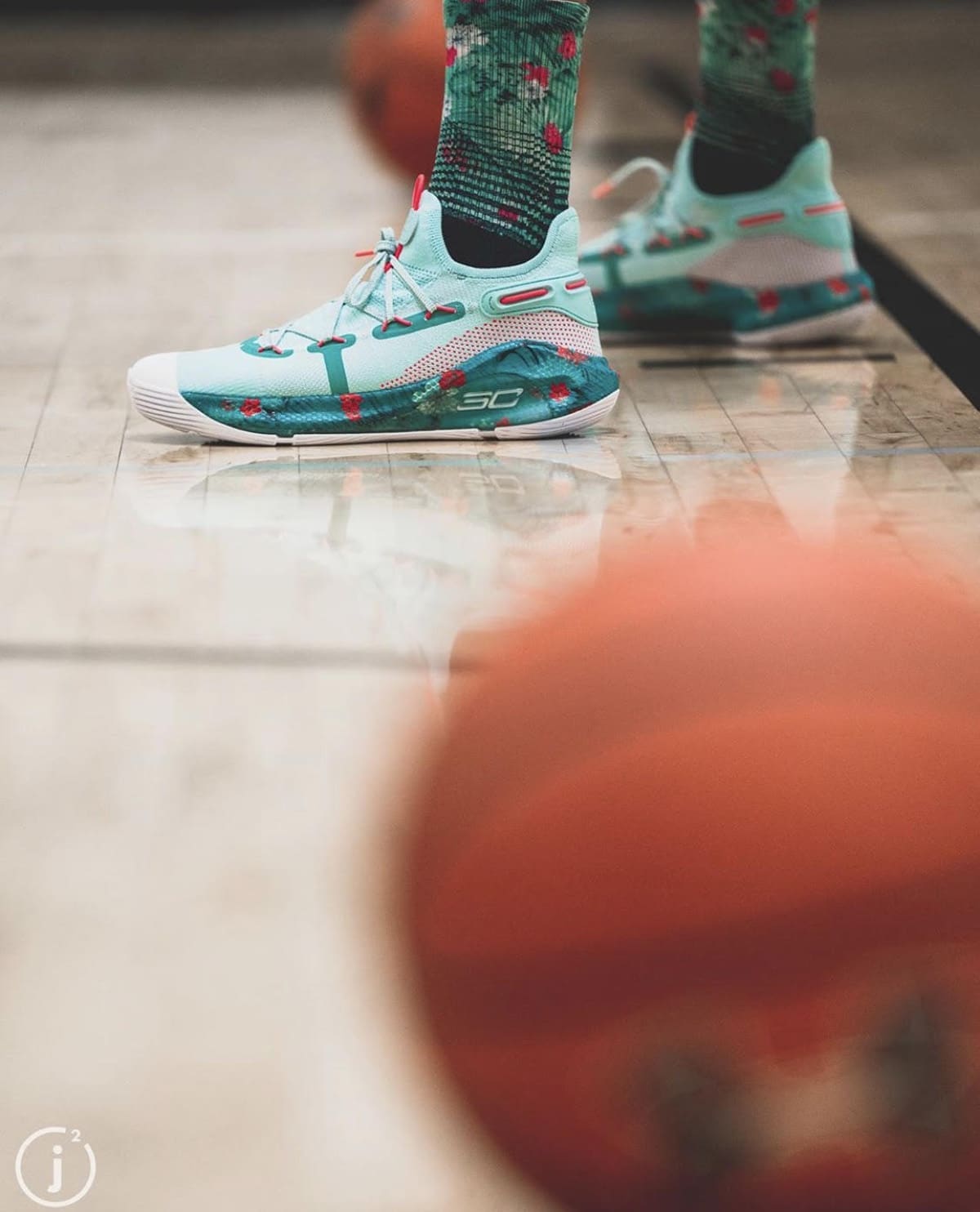curry 6 floral