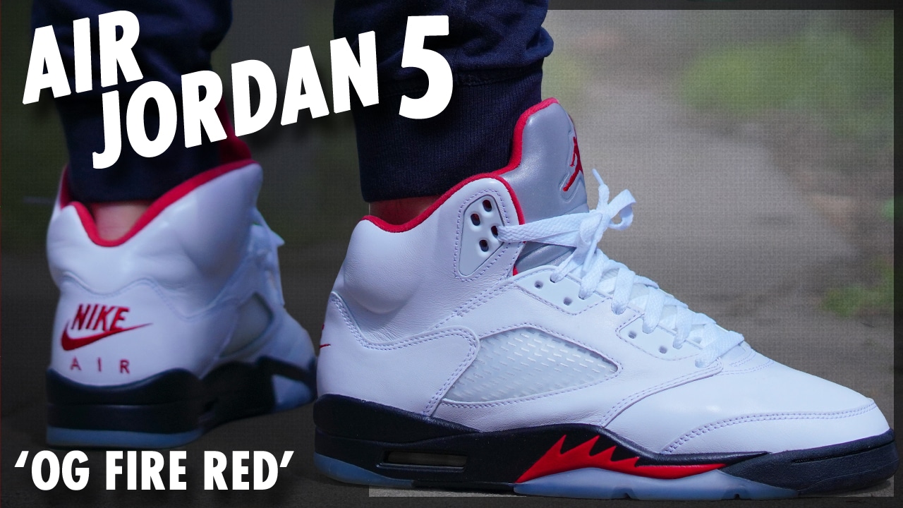 Air Jordan 5 OG 'Fire Red' | Detailed 