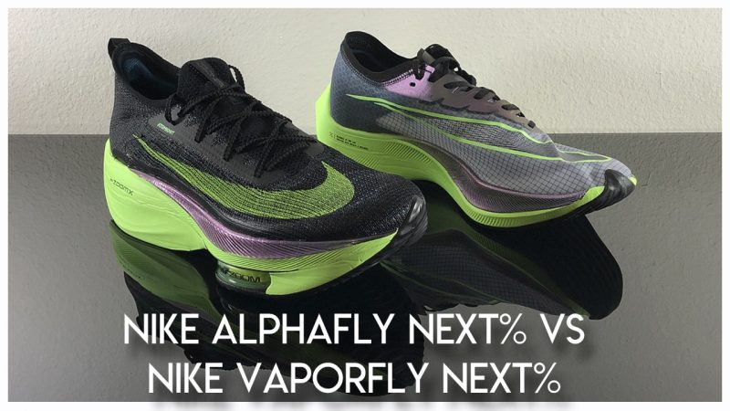 Nike Alphafly NEXT% vs NEXT% -