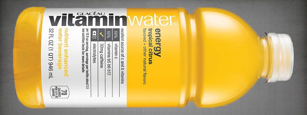 Best Caffeinated Sports Drink - Vitaminwater Energy Tropical Citrus