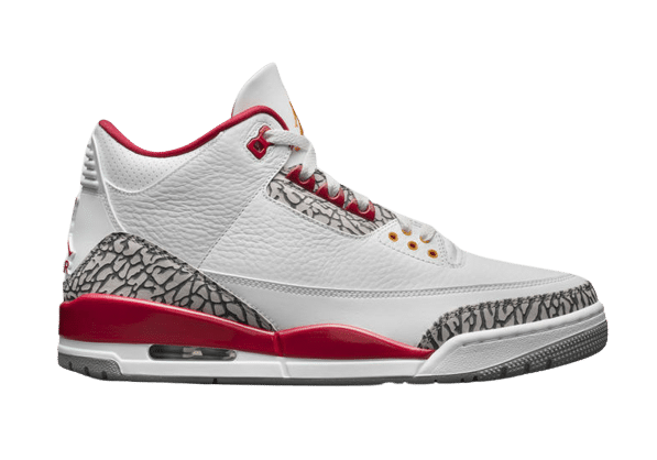 Best Retro Basketball Shoes: Air Jordan 3 Cardinal Red