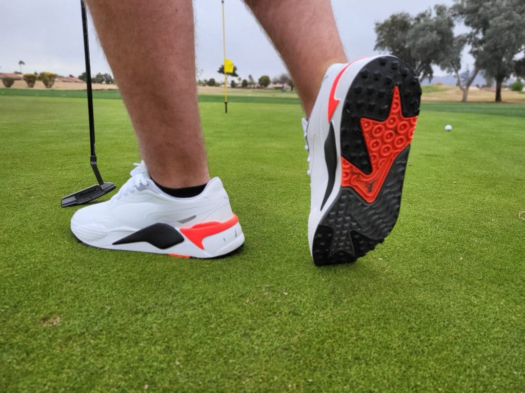 Puma RS-G on the course