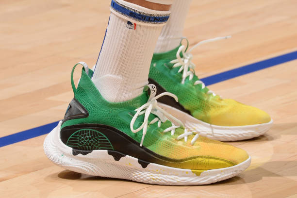 curry 8 green yellow personalized