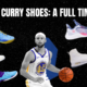 steph curry shoes a full time line