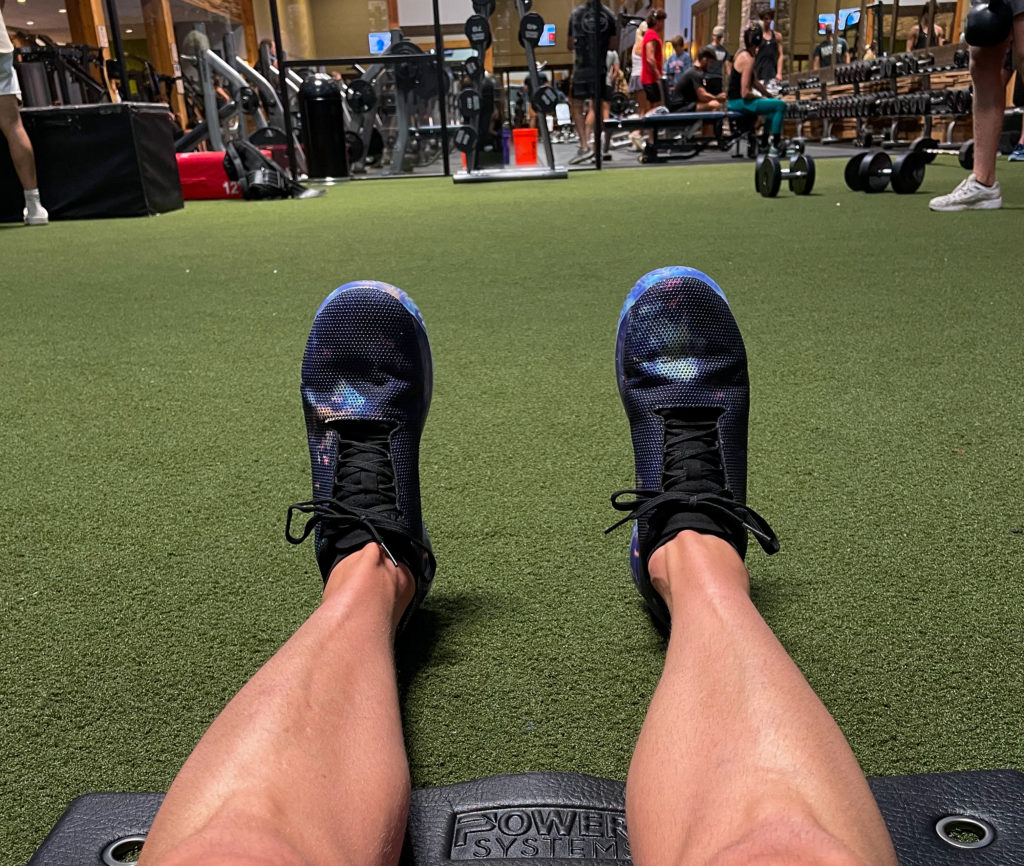 NoBull Training Shoes: NoBull Trainer+ on the gym floor