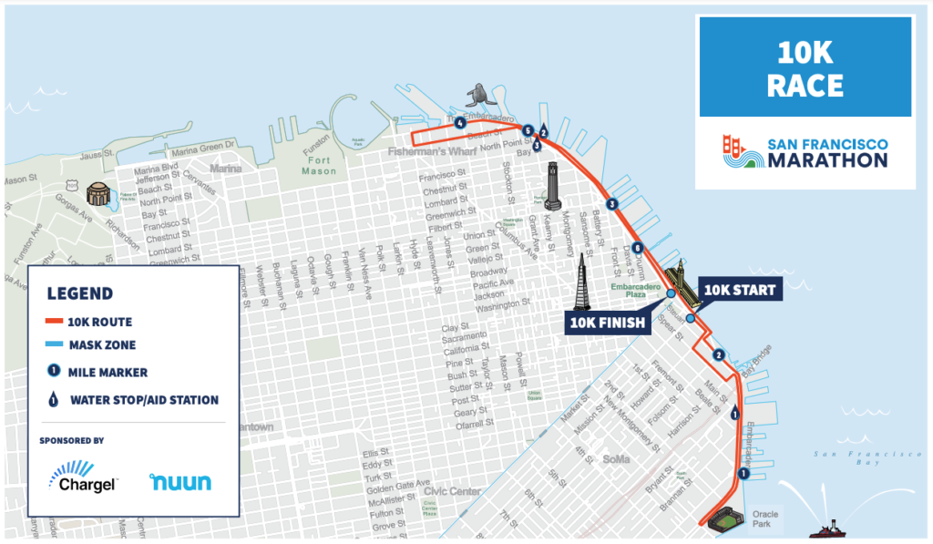 SF Marathon - 10k Map