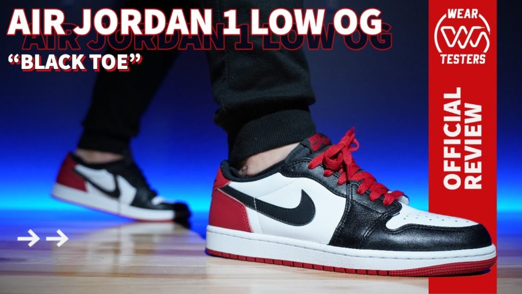 Air Jordan 1 low OG Black Toe 
